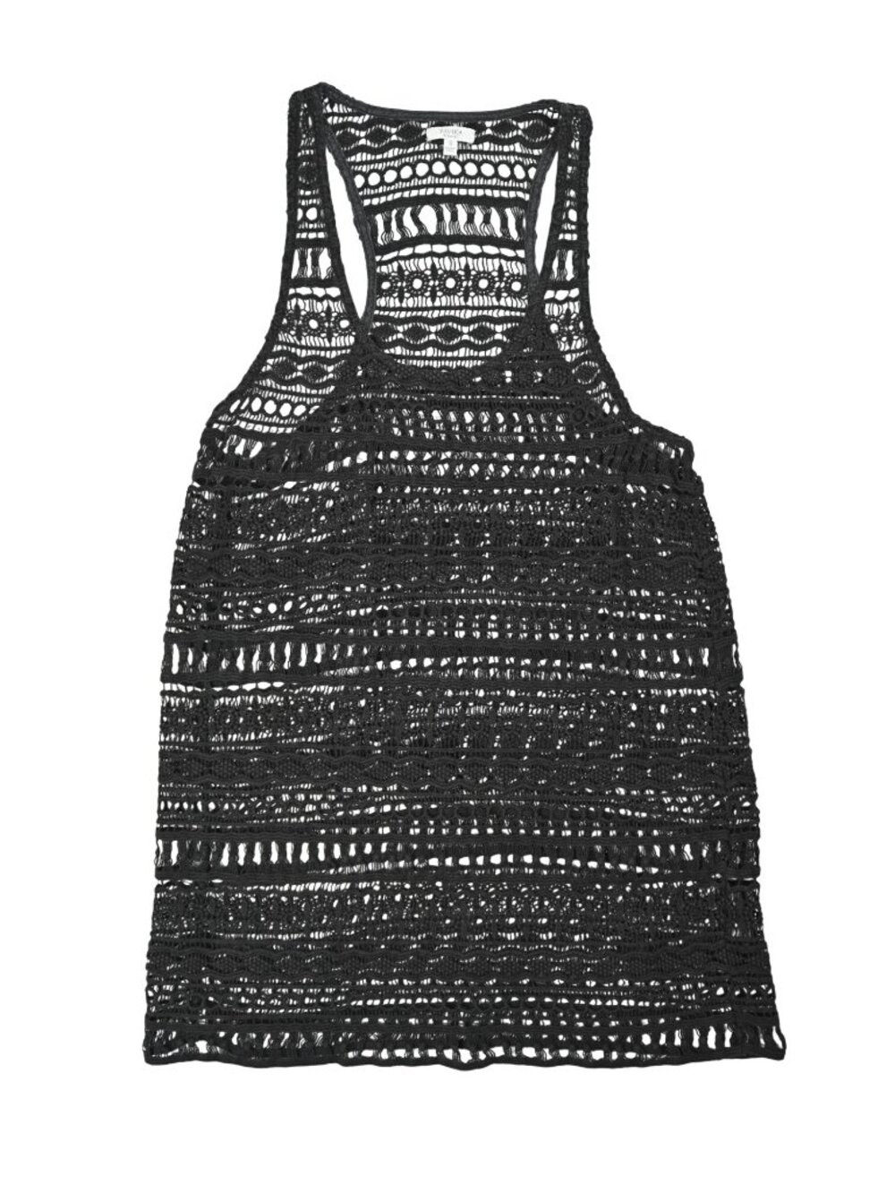 Tavik United Swim Cover-Up Tank Top in Black